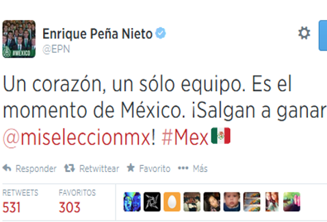 peña nieto selección mexicana vs brasil tw