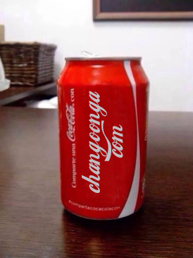 Lata de coca cola changoonga