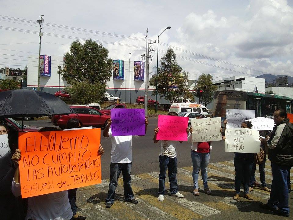 autodefensas manifestación osorio chong Morelia