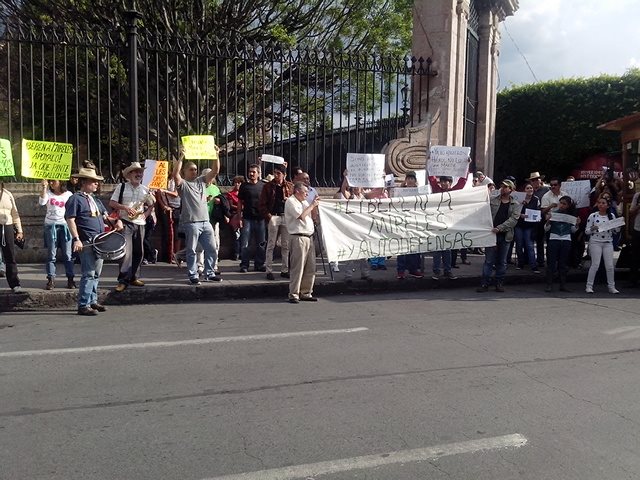 mireles manifestación morelia 5 julio