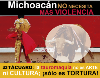 boicot contra tauromaquia zitácuaro