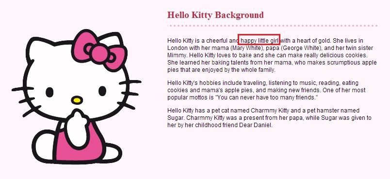 hello kitty es niña