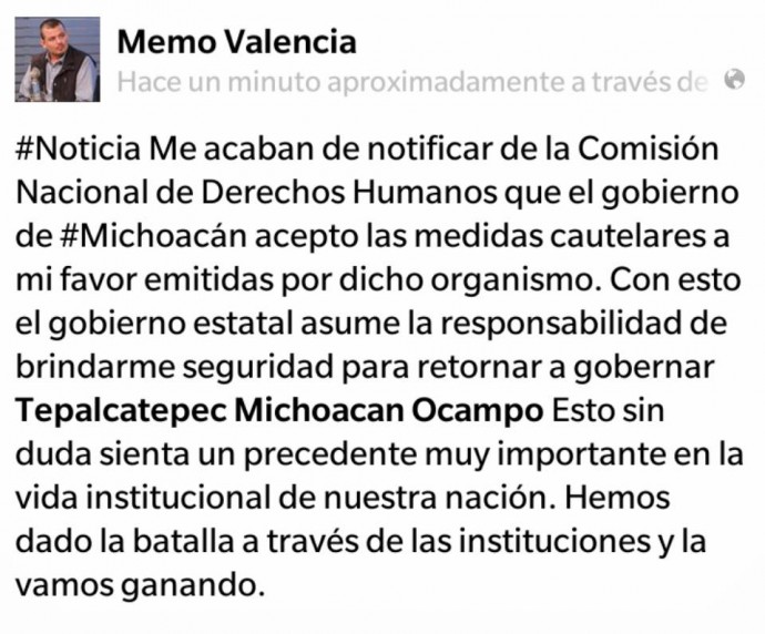 Memo Valencia Tepalcatepec