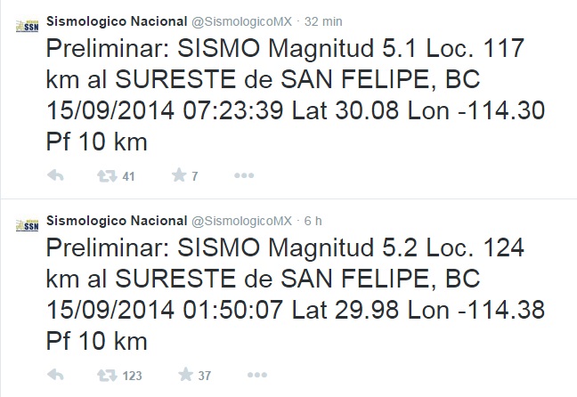 sismo Baja California