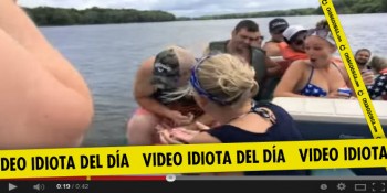 video idiota la pedida en el bote