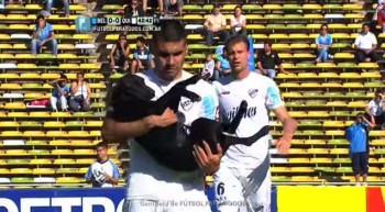 Perrita Recibe Caricias Y La Sacan Cargando De Un Partido