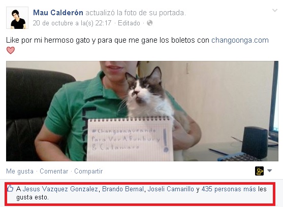 bunbury conteo mau 438 likes