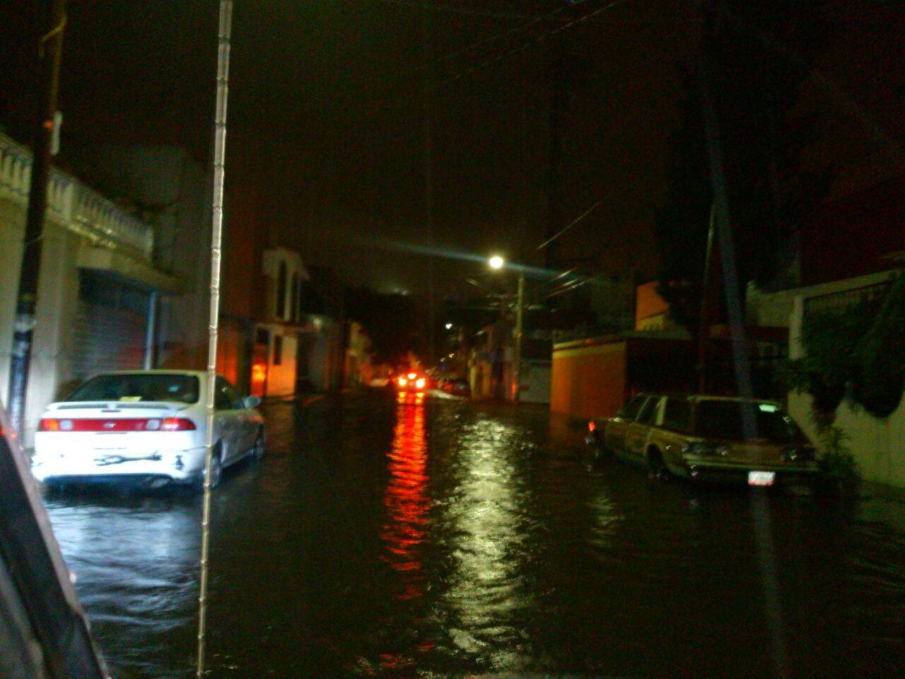 encharcamiento por lluvias Morelia