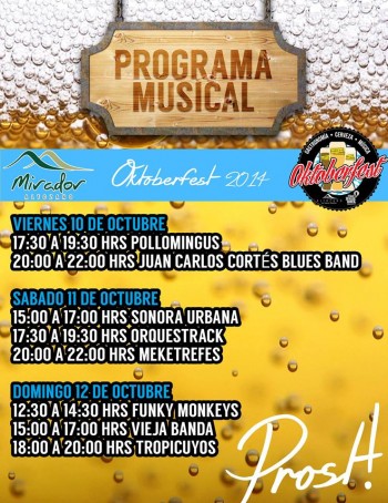 programa musical oktoberfest 2014 Morelia Altozano