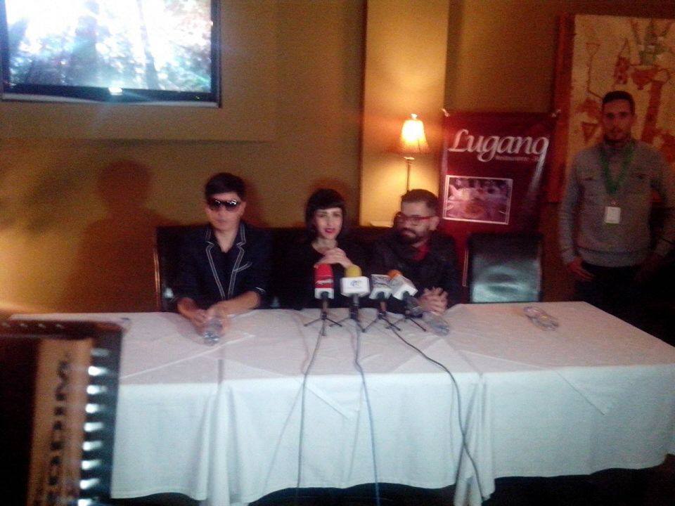 Belanova rueda de prensa en Morelia