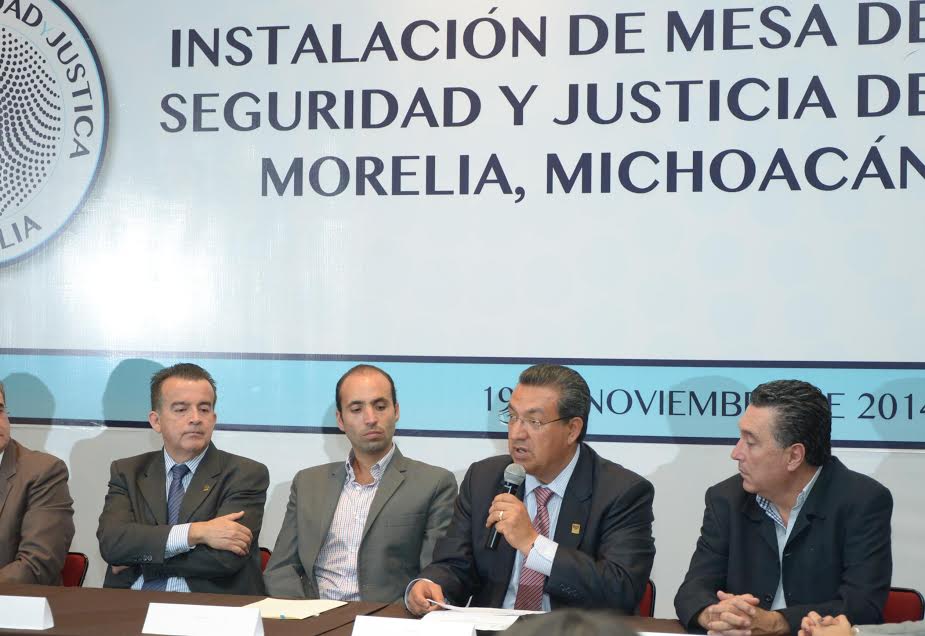 Mesa de seguridad y justicia Morelia