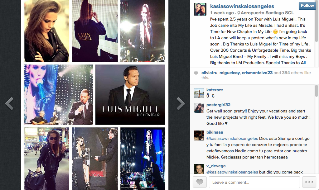 Truenan a Luis Miguel por Instagram