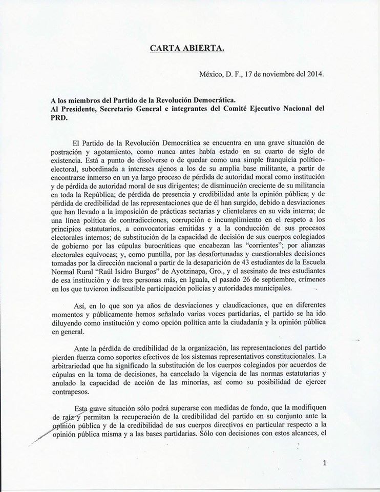 carta de cuauhtémoc cárdenas