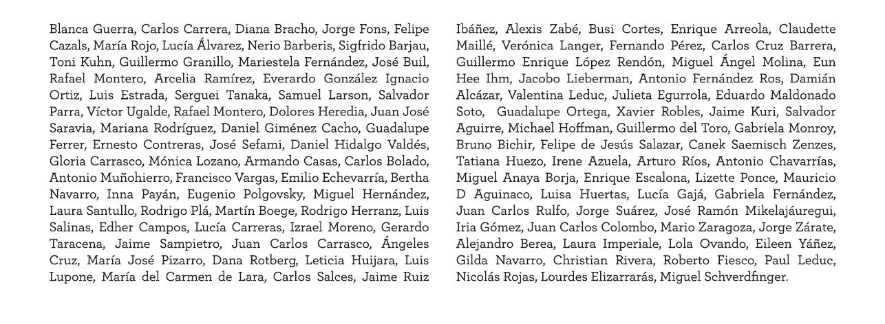 actores México pronunciamiento Ayotzinapa AMACC