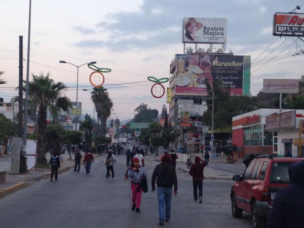 ayotzinapa madrazos 14 diciembre enfrentamiento