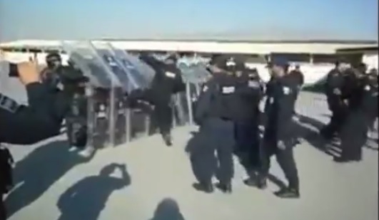 video federales entrenando burlándose