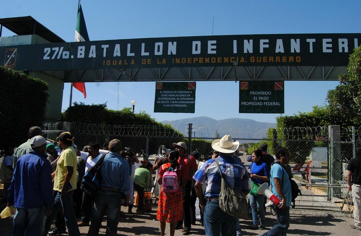 batallón de infantería Iguala normalistas