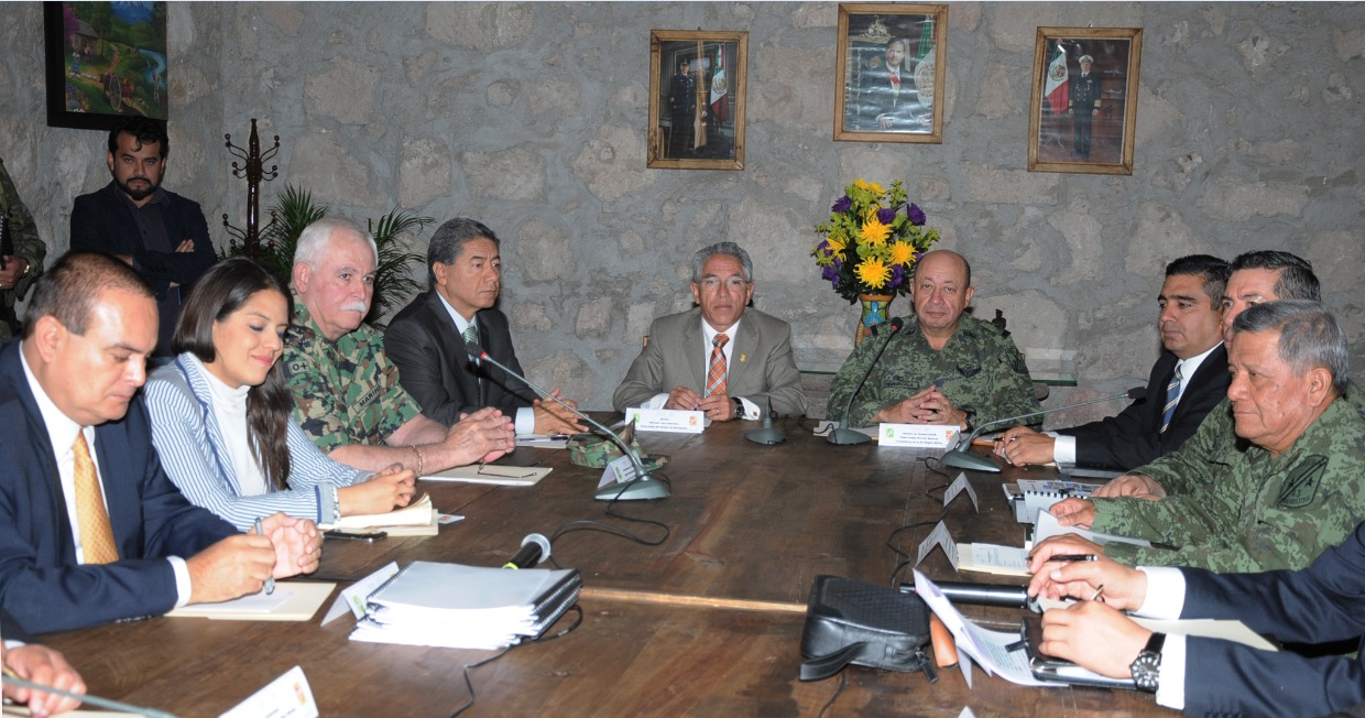 Grupo de Coordinación Michoacán elecciones Salvador Jara General Felipe Gurrola Ramírez