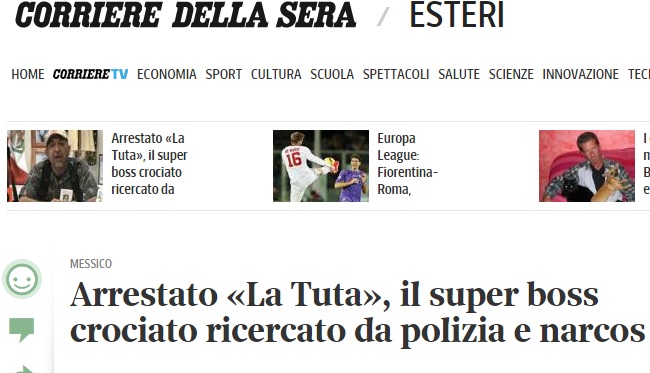 la tuta italiano corriere