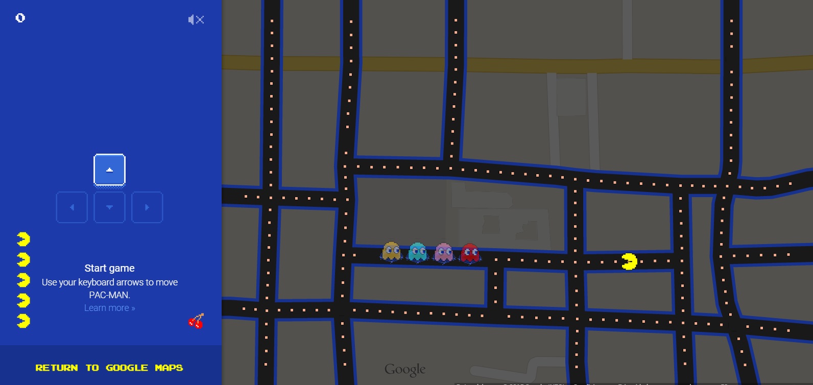 Google Maps Pacman Morelia