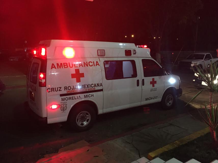 ambulancia de Cruz Roja robada por borracho Morelia