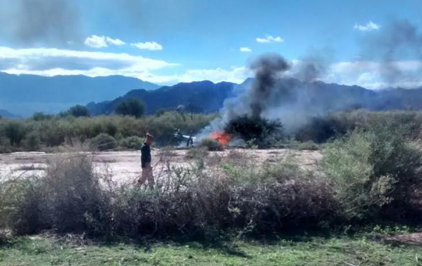 video choque de helicópteros en argentina