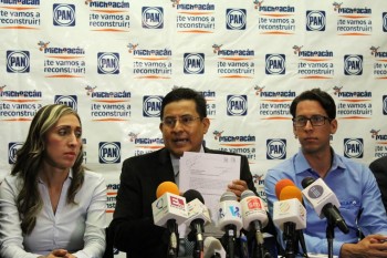 PAN Michoacán rueda de prensa