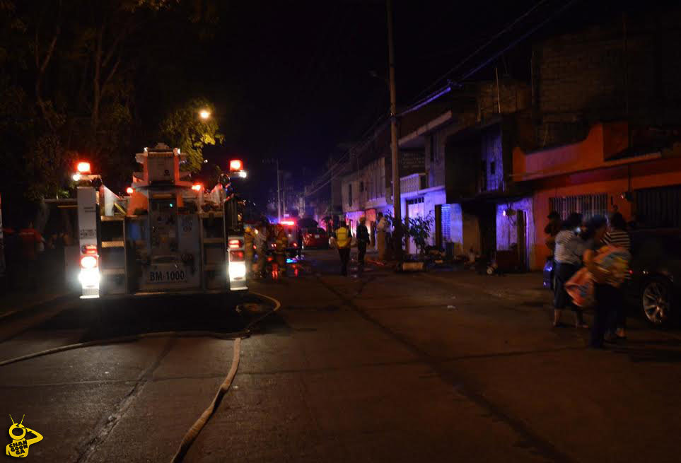 bomberos incendio Morelia