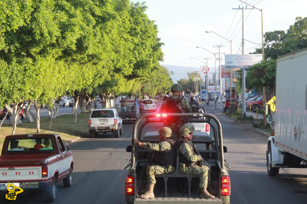 militares en Sahuayo