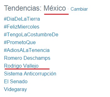 rodrigo vallejo tendencia