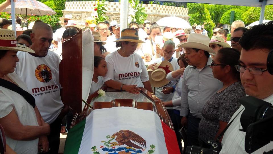 Homenaje póstumo a Enrique Hernández en Yurécuaro. Foto @Moremoremor3