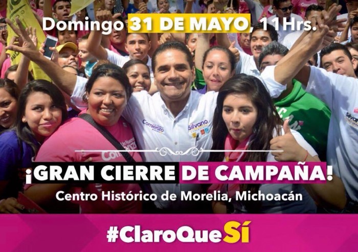 Este Domingo Silvano Cerrará Campaña en Morelia Con El Decidido Apoyo De Los Michoacanos