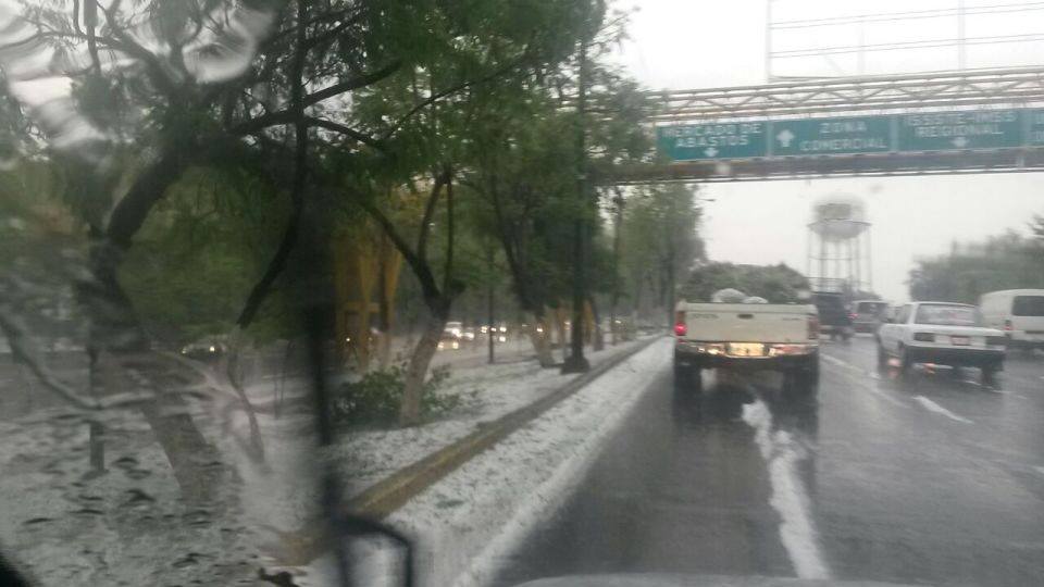 lluvia granizo Morelia libramiento 2