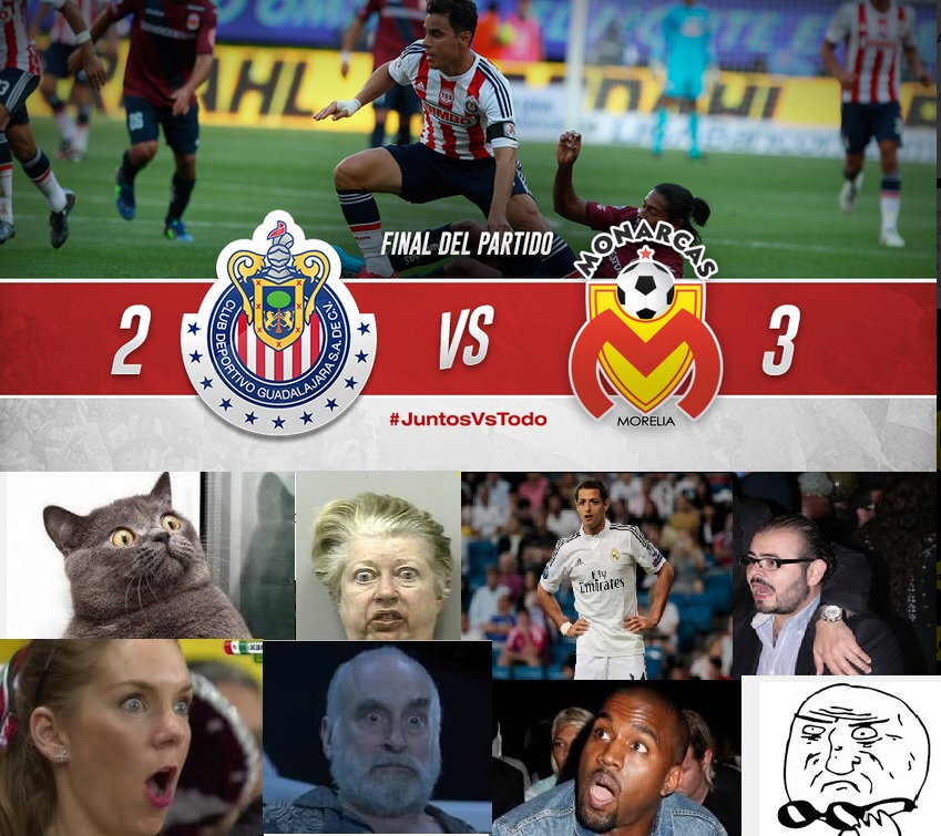 meme gano el morelia a chivas