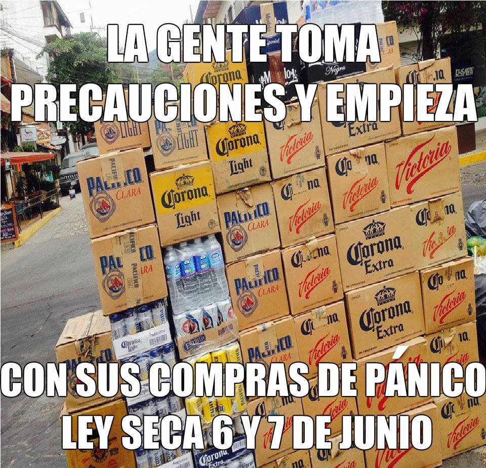 ley seca compras de pánico