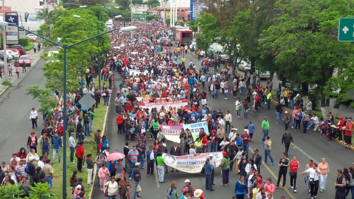 marcha CNTE Morelia