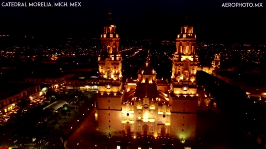 Catedral de Morelia noche