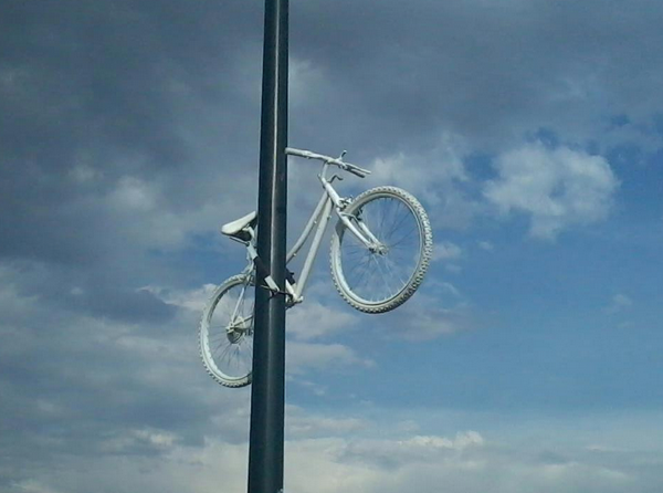 bici blanca