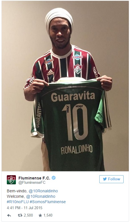 ronaldinho fluminense