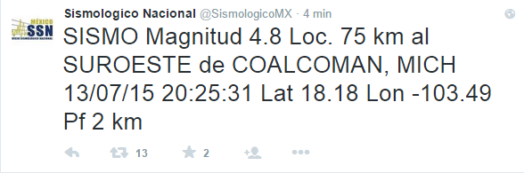 sismo coalcomán