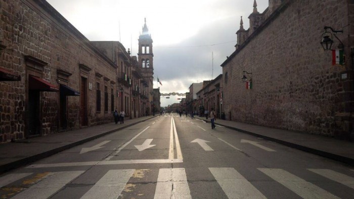 Morelia cerrada por fiestas patrias