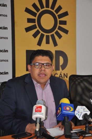 Sergio Mecino Morales, secretario de Asuntos Electorales PRD Michoacan