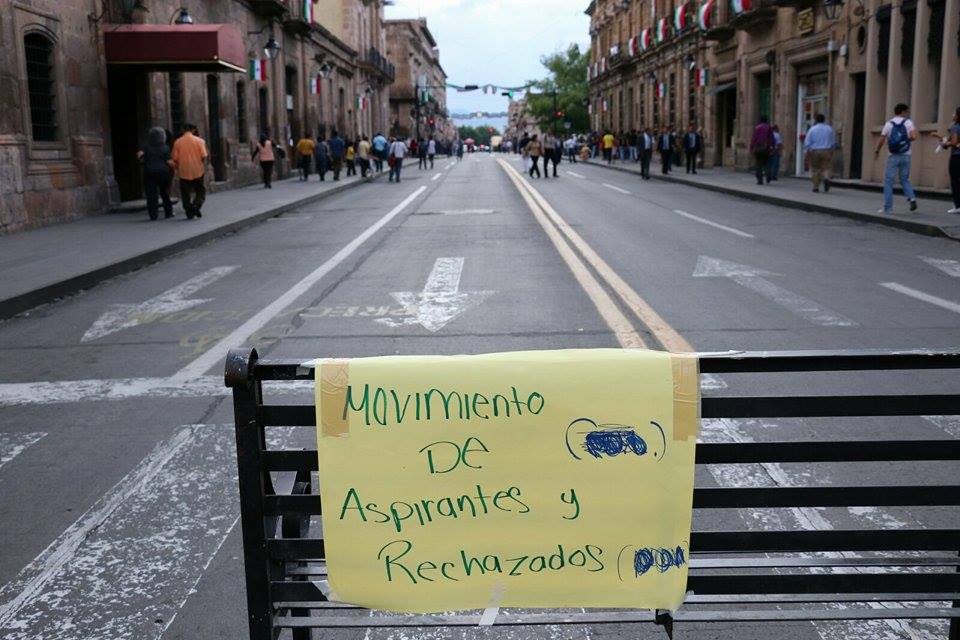 centro bloqueos estudiantes