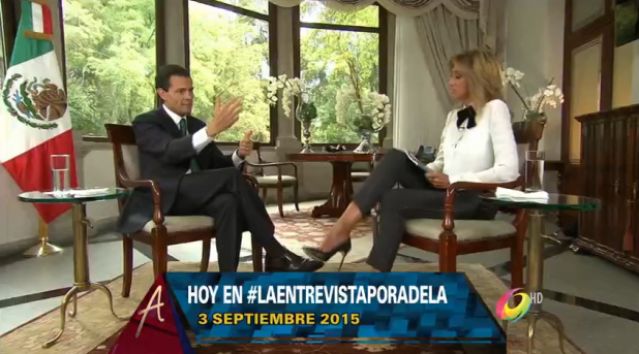 peña nieto con adela micha