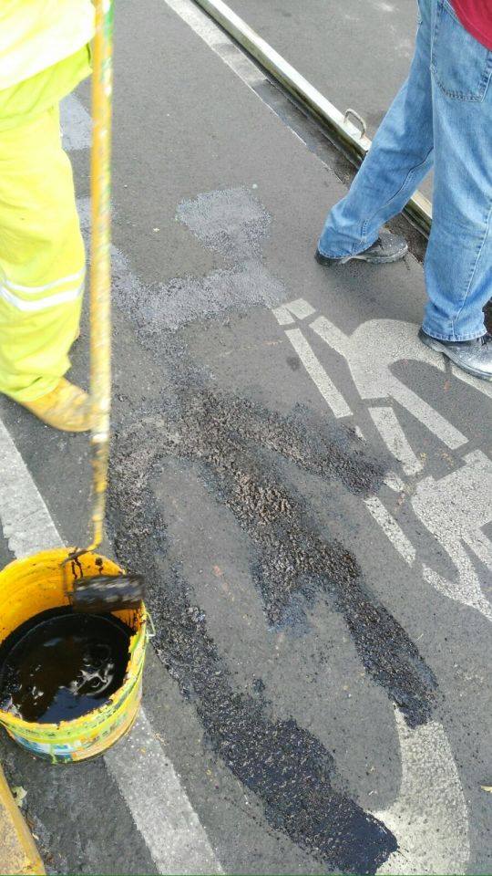 quitan ciclovía del boulevard