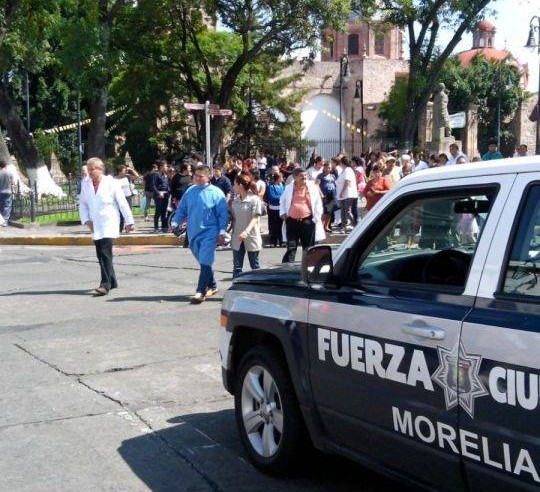 simulacro temblor morelia-