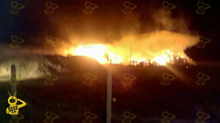 #Michoacán Se Registra Incendio En Bodega De Forrajes De Tarímbaro