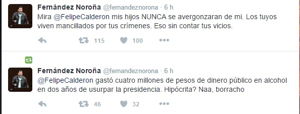 fernandez noroña vs calderón