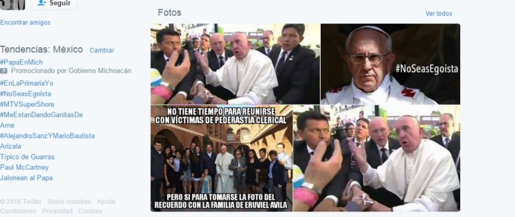 Se Viraliza Frase Del Papa #NoSeasEgoista Tras Visitar Morelia 22