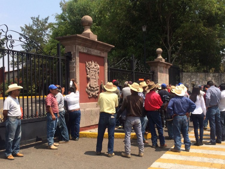 manifestación en casa de gobierno